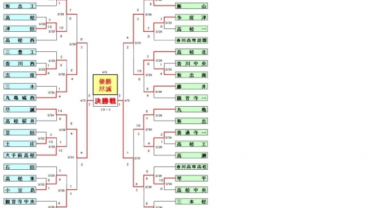 平成25年春季高校野球選手権大会　試合結果