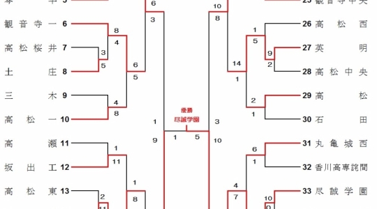 第98回全国高等学校野球選手権 香川大会　試合結果